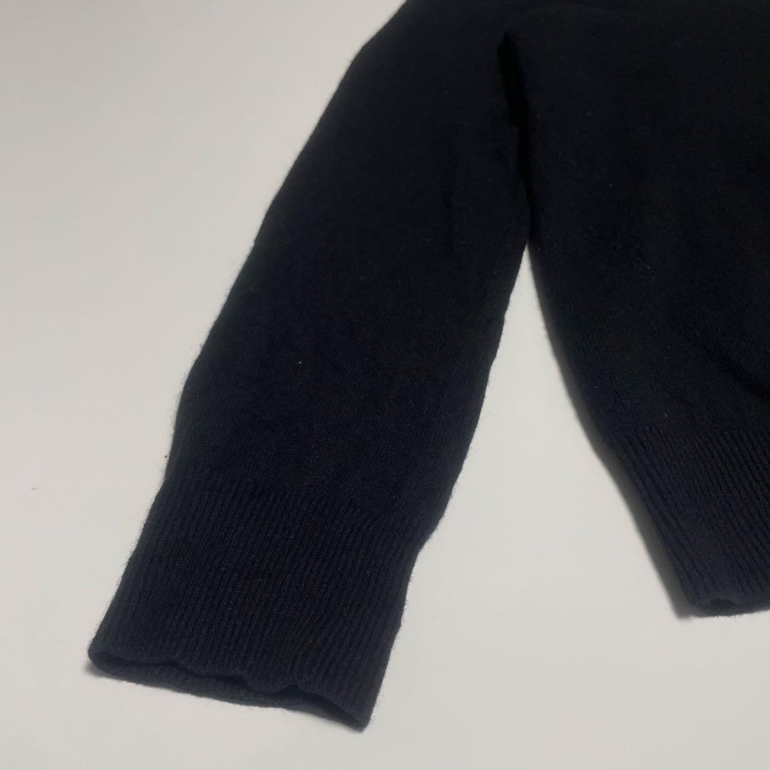 プレイコムデギャルソン　ウールニット　ブラックM ハートワッペン