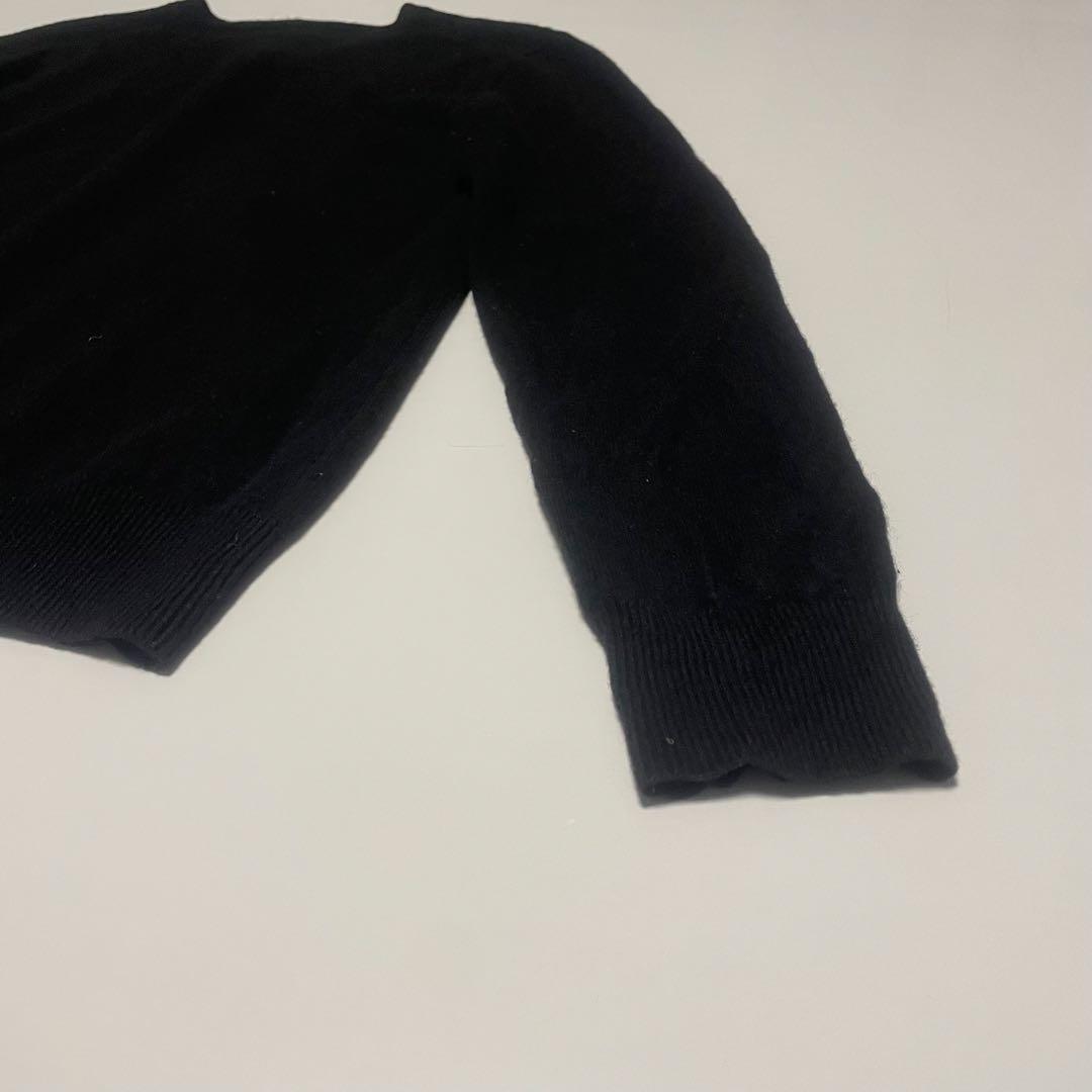 プレイコムデギャルソン　ウールニット　ブラックM ハートワッペン