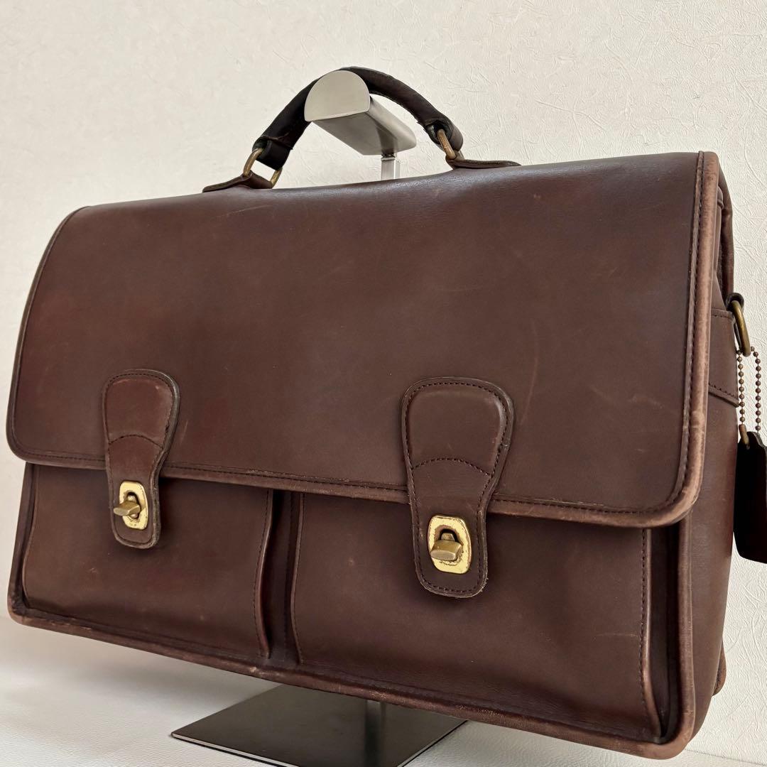 【COACH】オールドコーチ ターンロック ビジネスバッグ 5275 レザー