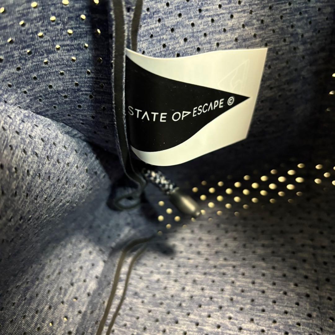 極美品 大容量 レアカラー ステイトオブエスケープ マザーズバッグ ポーチ付き