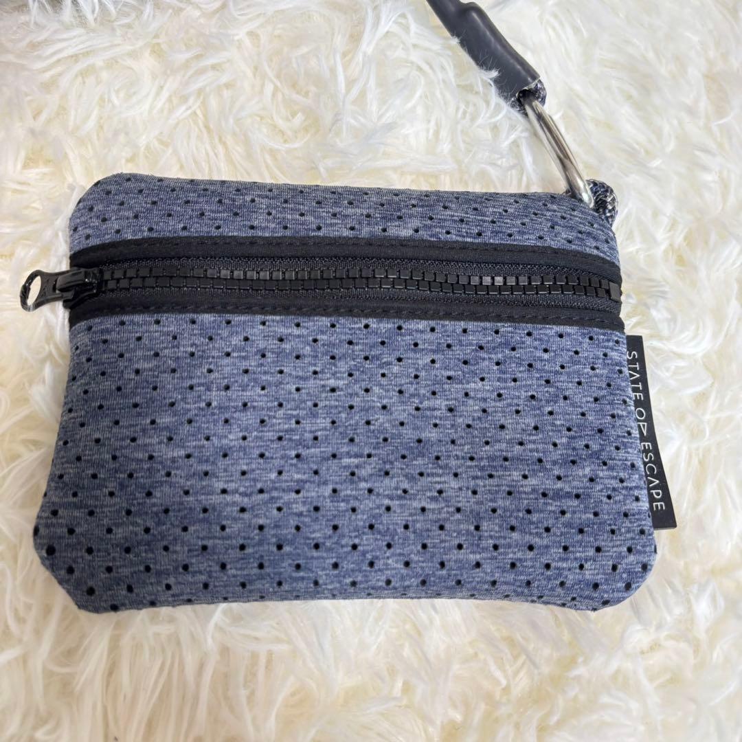 極美品 大容量 レアカラー ステイトオブエスケープ マザーズバッグ ポーチ付き