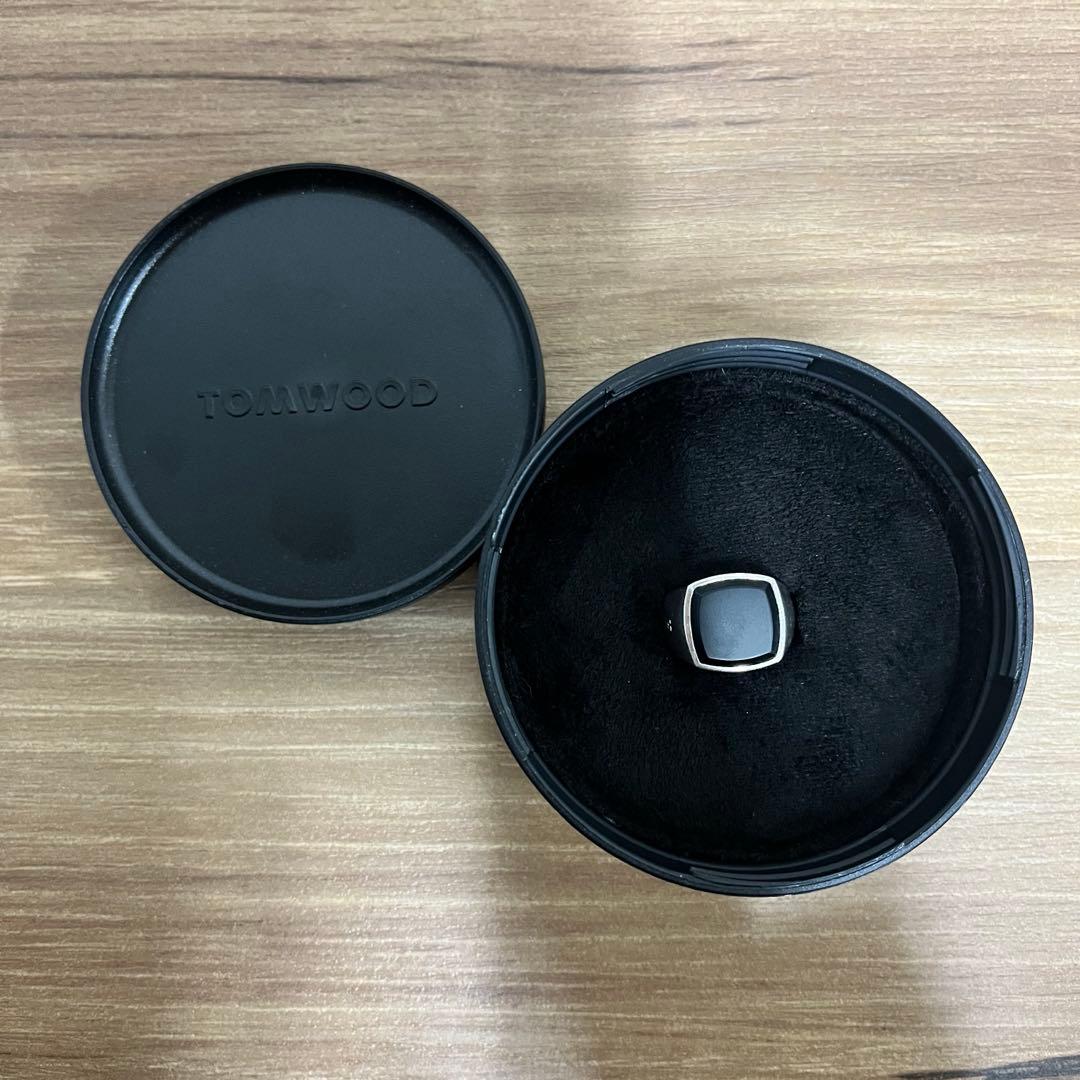 アクセサリー Tom Wood cushion black onyx size 56