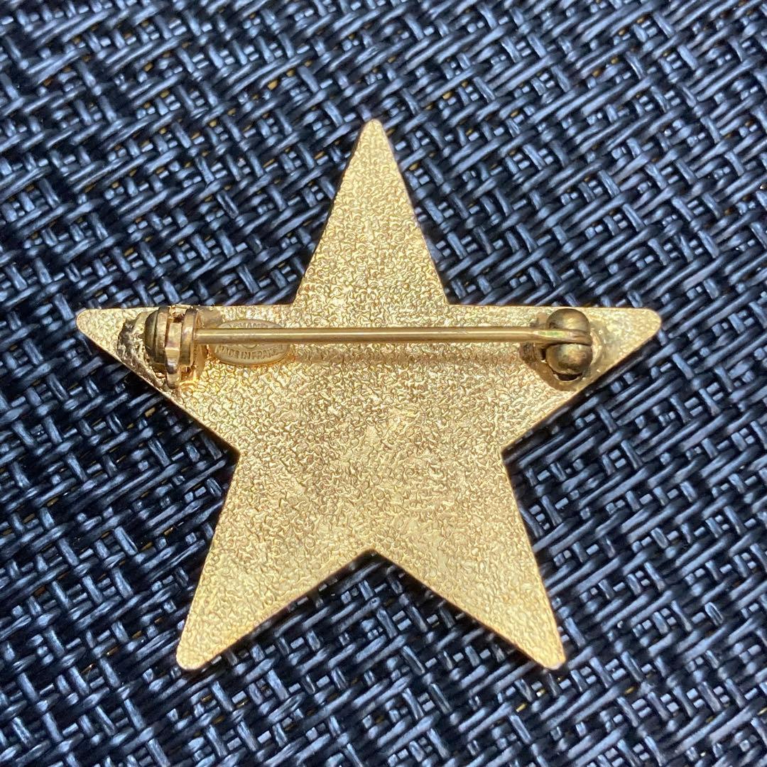 CHANEL　スター ブローチ　ココマーク刻印有り　星形 ヴィンテージ　レア