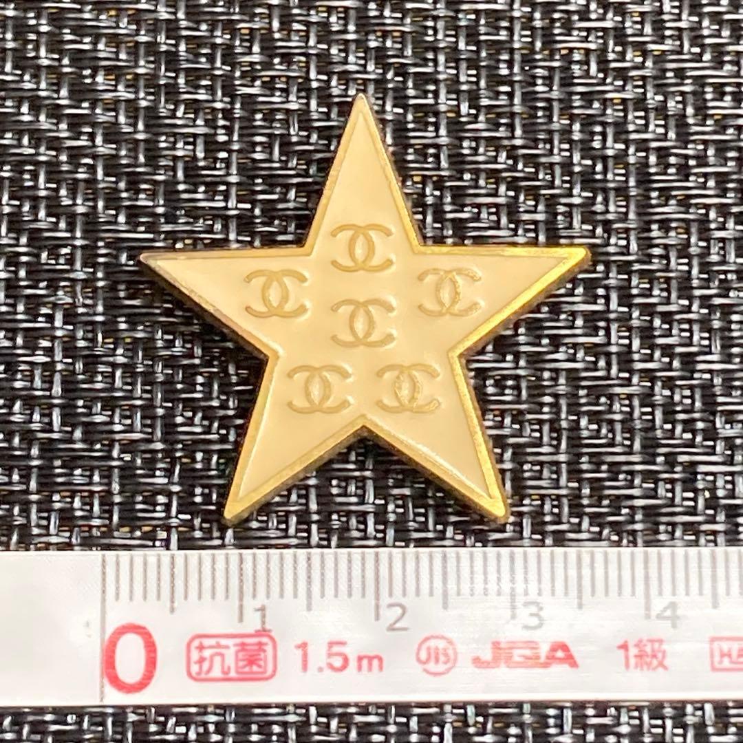CHANEL　スター ブローチ　ココマーク刻印有り　星形 ヴィンテージ　レア