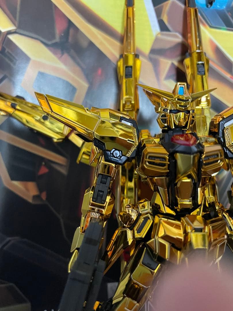 ガンプラ　組み済み　RG アカツキガンダム　オオワシパック＆シラヌイアカツキ