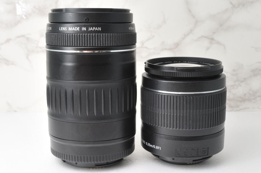 Canon EOS Kiss X5⭐️ダブルレンズ スマホ転送 キヤノン 望遠