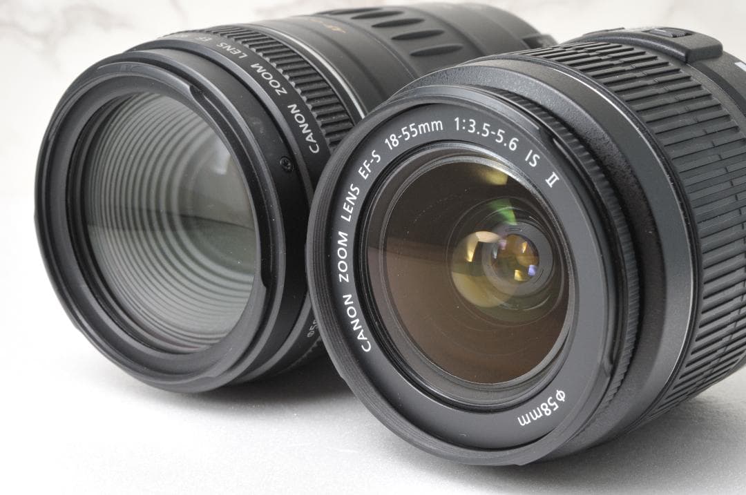 Canon EOS Kiss X5⭐️ダブルレンズ スマホ転送 キヤノン 望遠