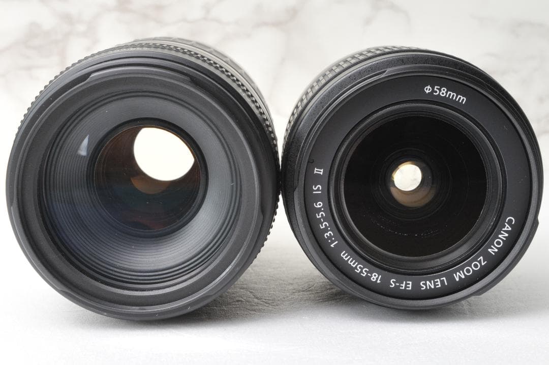 Canon EOS Kiss X5⭐️ダブルレンズ スマホ転送 キヤノン 望遠