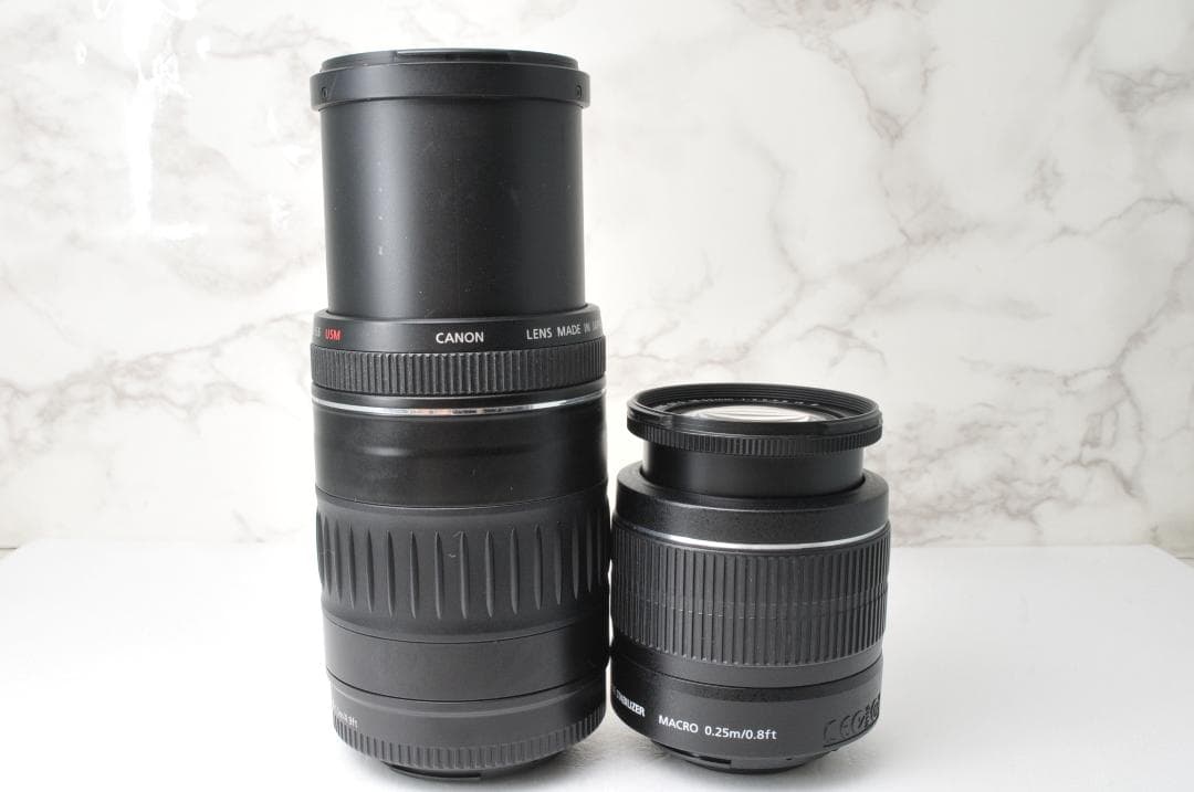 Canon EOS Kiss X5⭐️ダブルレンズ スマホ転送 キヤノン 望遠