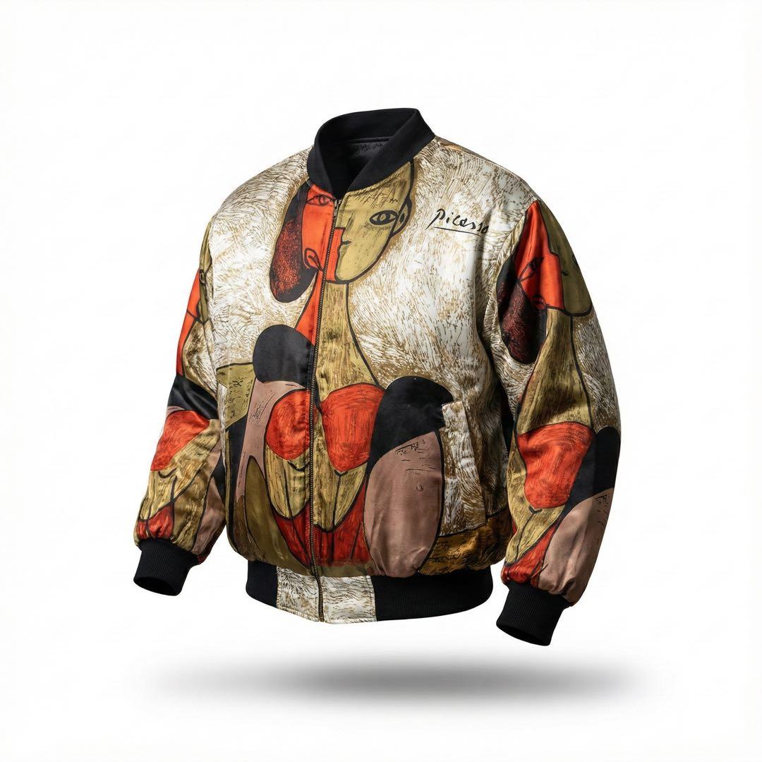 ピカソジャケット vintage ボンバージャケット キルティング 短丈