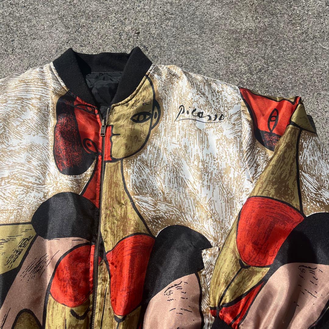 ピカソジャケット vintage ボンバージャケット キルティング 短丈