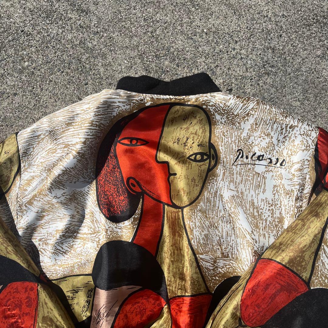 ピカソジャケット vintage ボンバージャケット キルティング 短丈