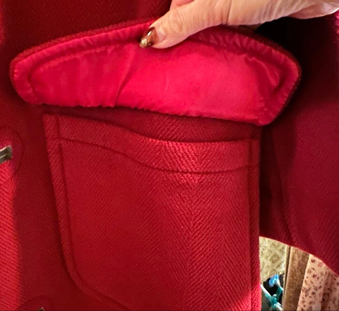 ⭐️値下げ要相談⭐️希少♡OLD ENGLAND ヘリンボーンダッフルコート　レッド