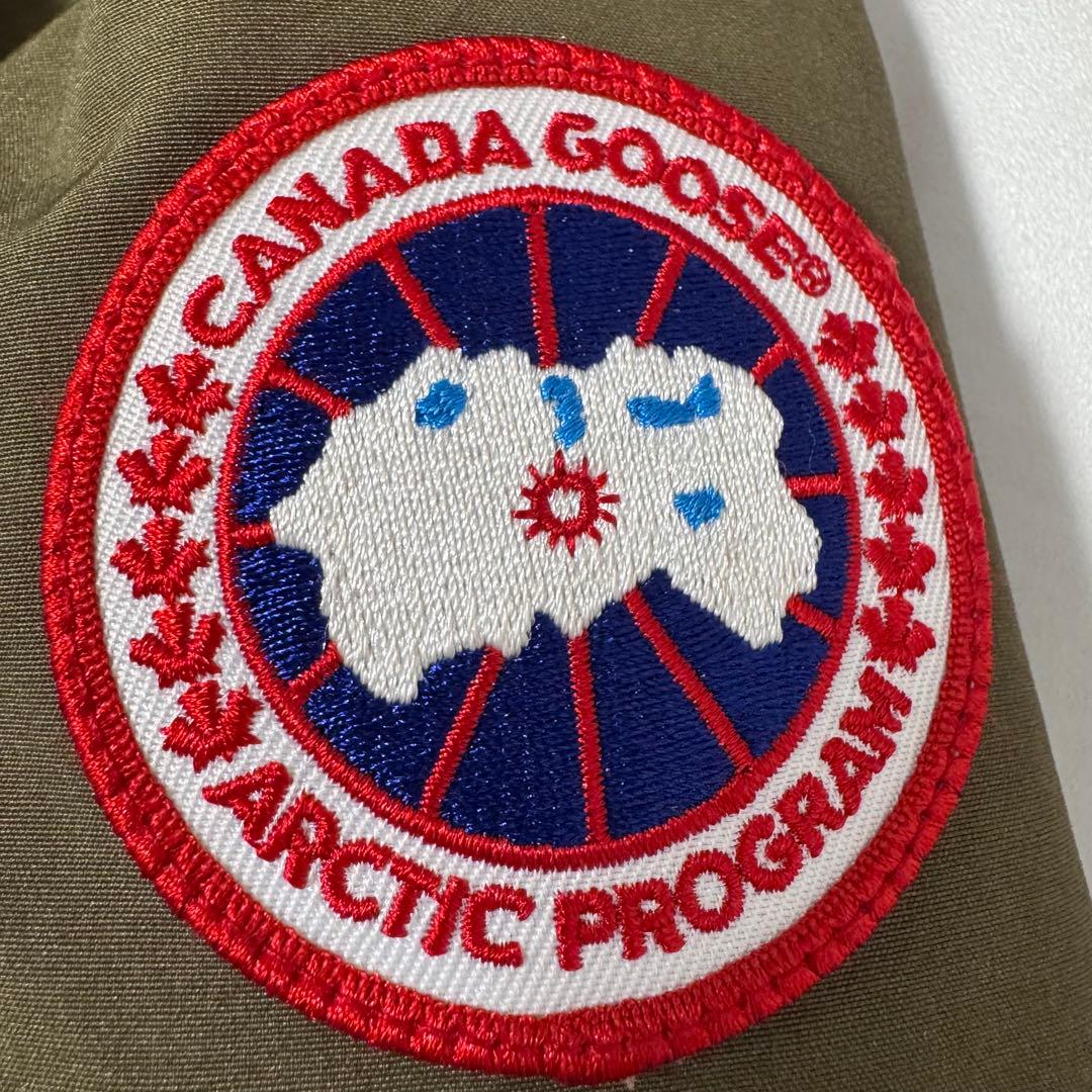 カナダグース ウィンダムパーカー 3way ダウン コヨーテファー カーキ S