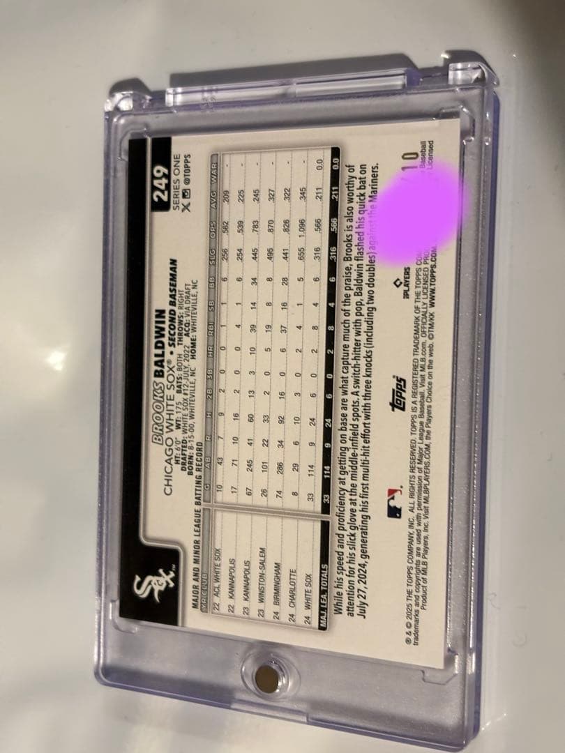 ブルックス・ボールドウィン　topps東京シリーズ　村上隆パラレル　10シリ