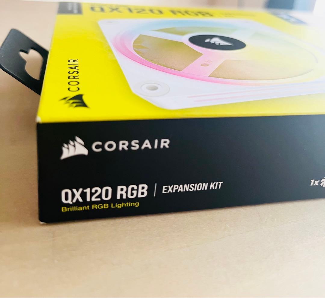 Corsair QX120 RGB ファン 3個セット ホワイト②