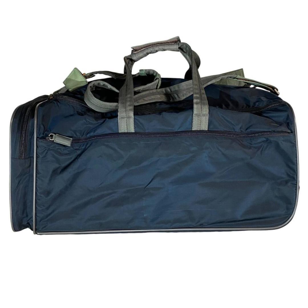 プラダスポーツ ナイロン トラベルバッグ キャリーケース ネイビー