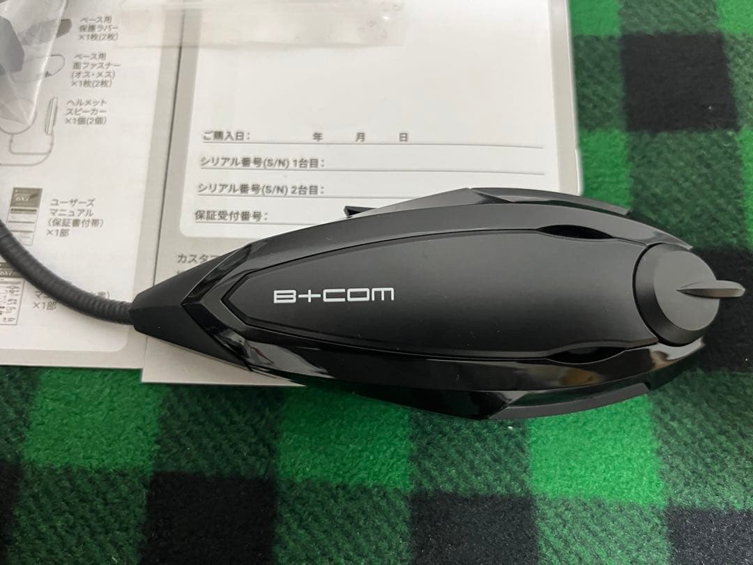 B+COM 6XRワイヤレスヘッドセット【美品】SYGN HOUSE 保証書付