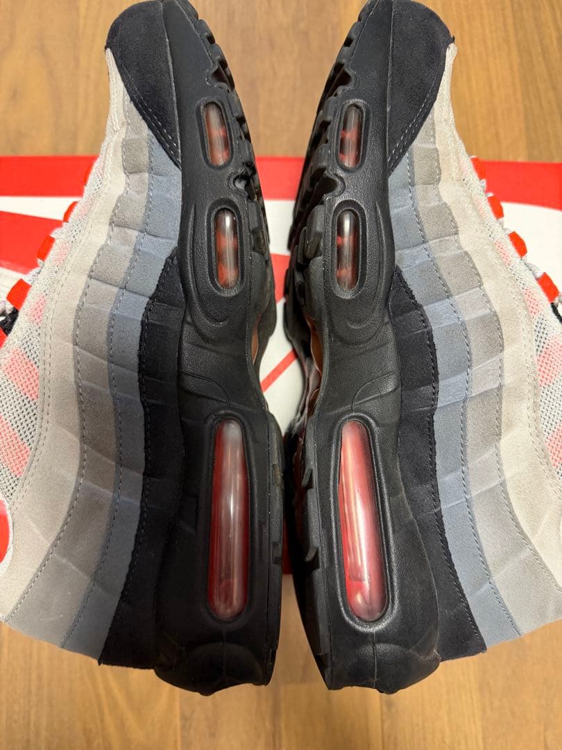 靴 Nike air max 95 solar red