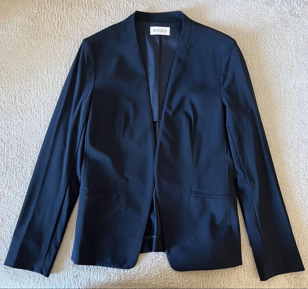 PLST ネイビー パンツスーツ 新品