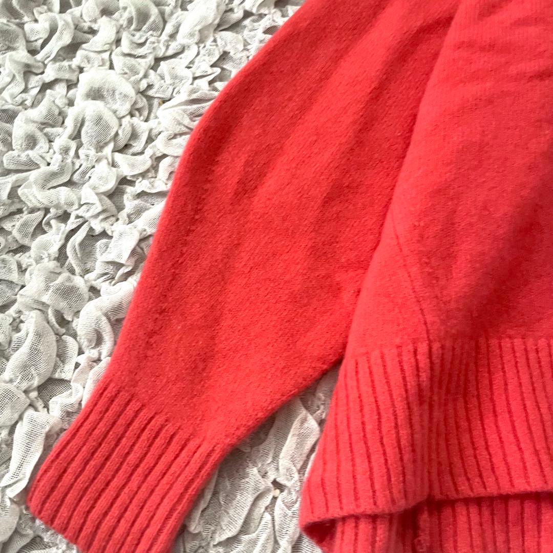 美品 B&Y ユナイテッドアローズ　 ウールカシミヤ タートルニット　ピンク