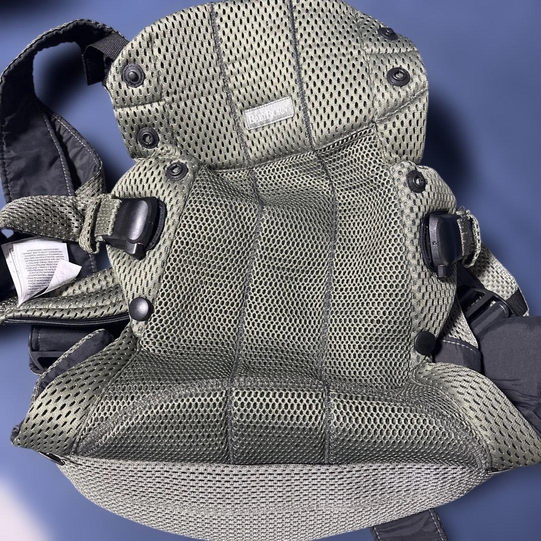 BABYBJÖRN ハーモニー 抱っこ紐 メッシュ グレー/カーキ