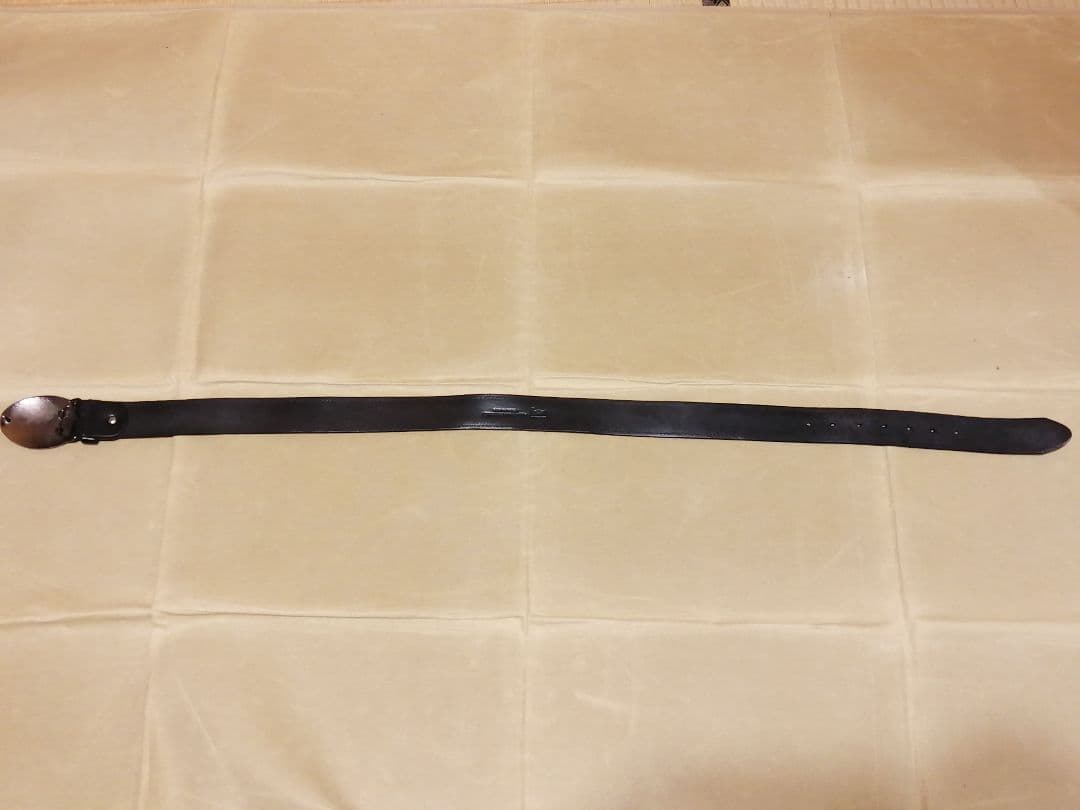 ア*N様 90s USA製 Levi's 501 希少バックル 本革 ベルト 1