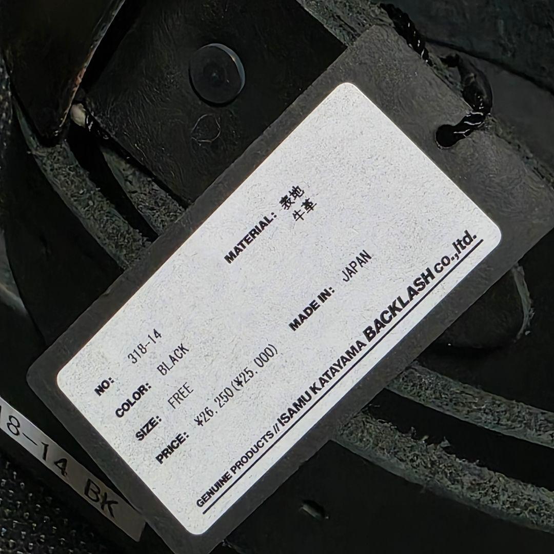 新品 バックラッシュ ダブルショルダー バックル レザーベルト フリーサイズ