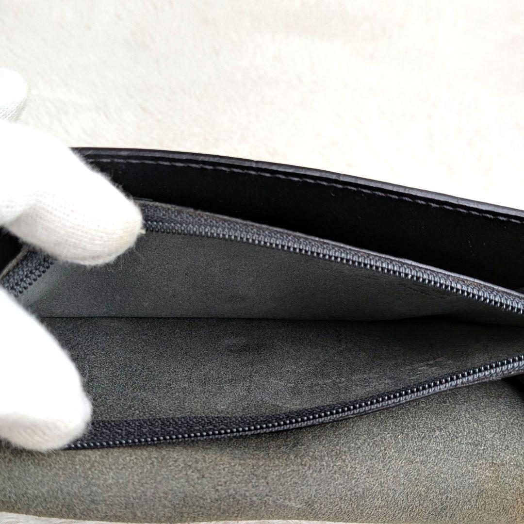 ✨️未使用タグ付✨️ ILBISONTE イルビゾンテ レザー 長財布 ブラック