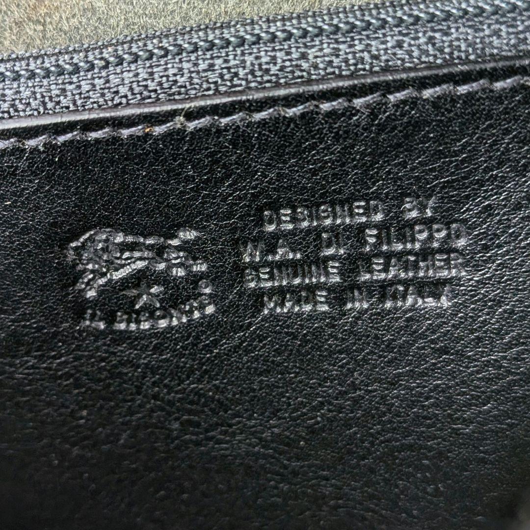 ✨️未使用タグ付✨️ ILBISONTE イルビゾンテ レザー 長財布 ブラック