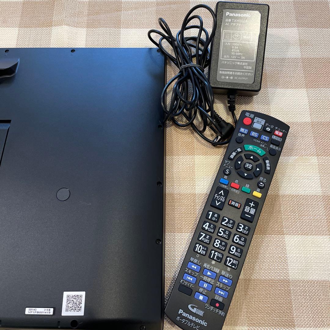 Panasonic ポータブルテレビ 19V型 ビエラ UN-19CF10D