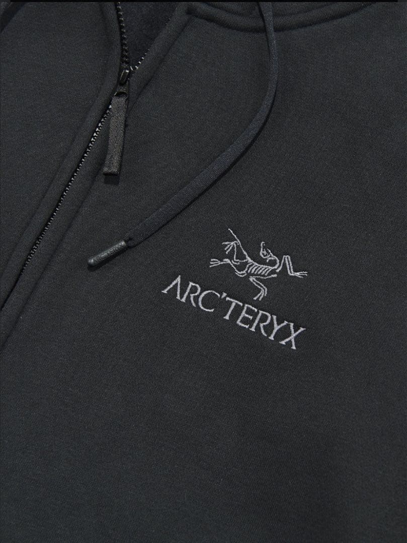 新品未使用 アークテリクス エンブレム フリース フルジップ フーディ パーカー