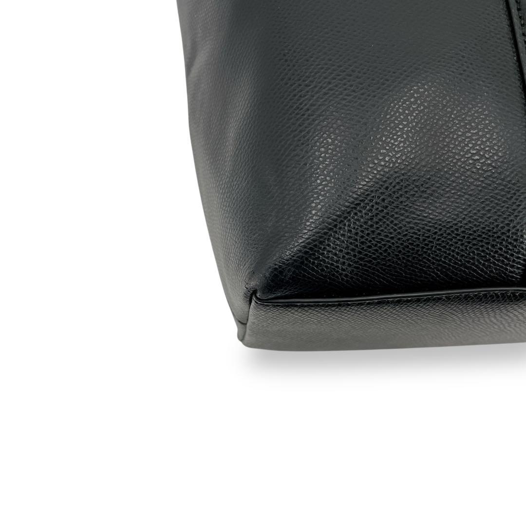 コラボ　別注　コーチ×メルセデスベンツ　トートバッグ　メトロポリタン　レザー　黒