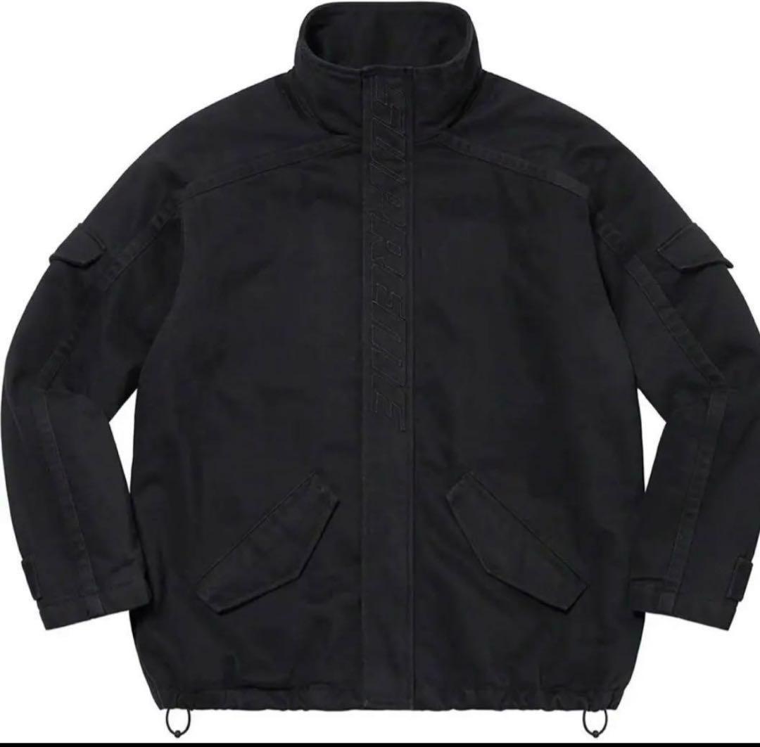 【美品】Supreme Brushed Twill Zip Jacket