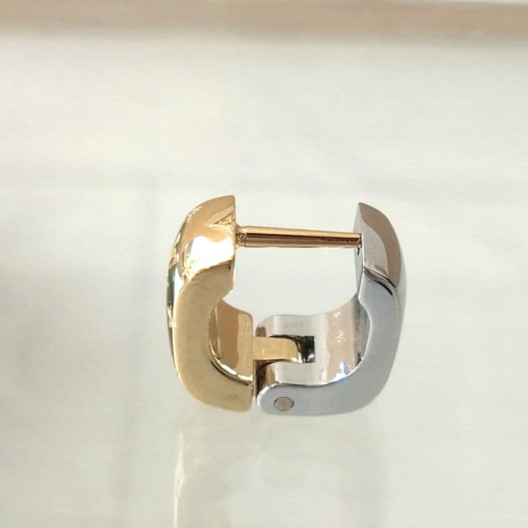 極美品LOUIS VUITTON ブックドレイユ ナノグラム フープピアス 片耳