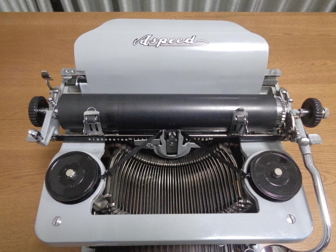 実働品　日本データマシン Aspeed 電報タイプライター　カナもじくん