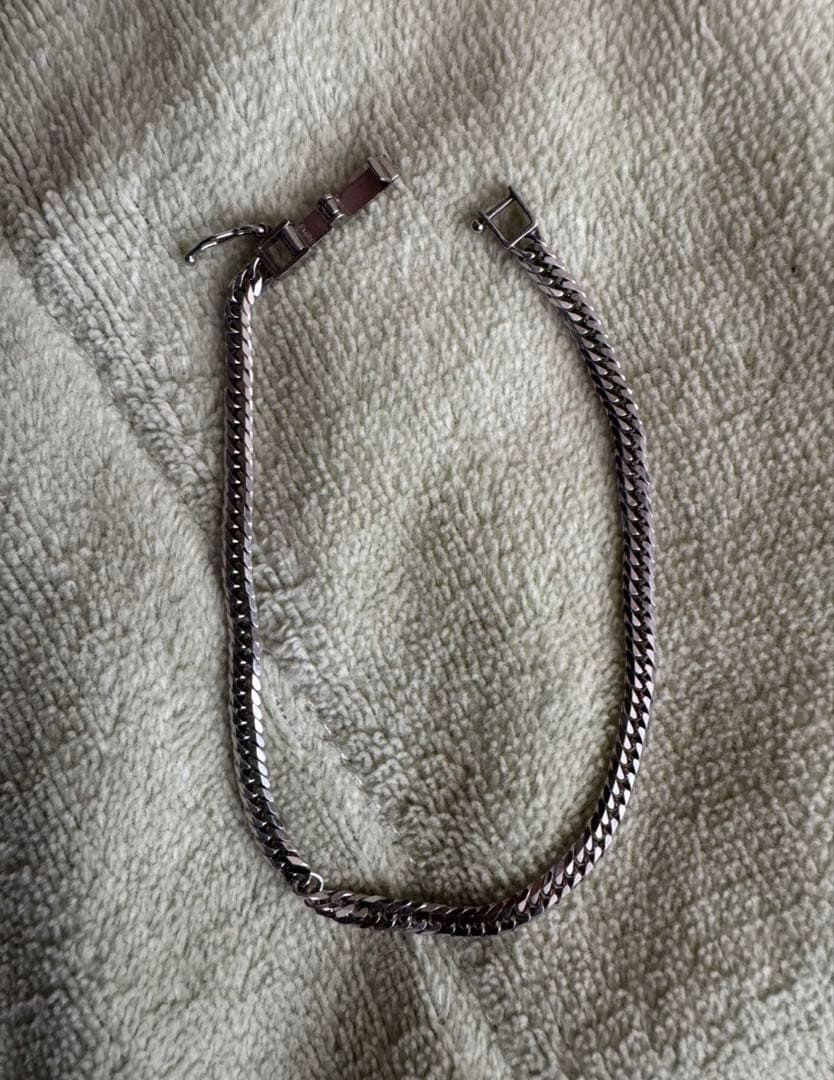 プラチナPt850 6面カット ダブル喜平 ブレスレット