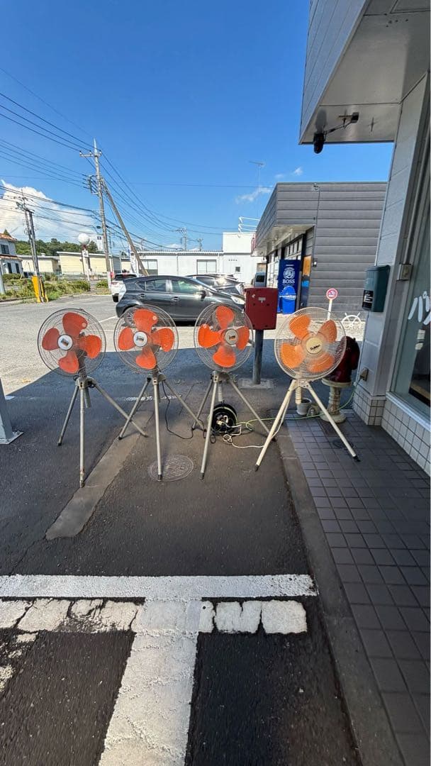 TRUSCO2台 SUIDEN1台 業務用扇風機まとめ