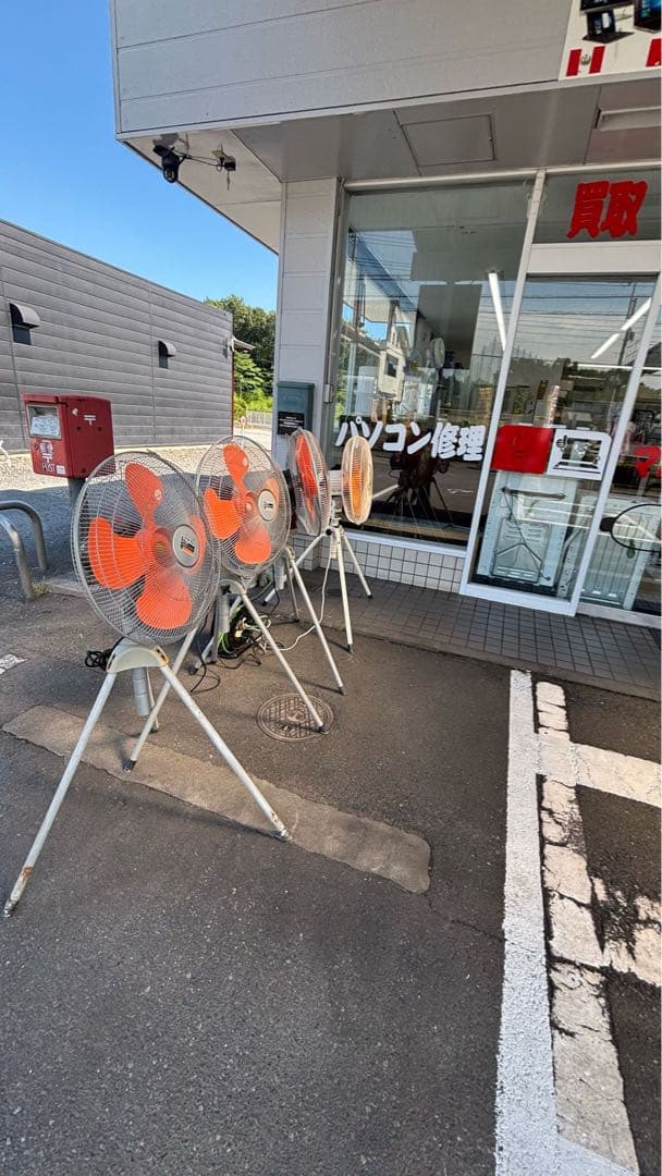 TRUSCO2台 SUIDEN1台 業務用扇風機まとめ