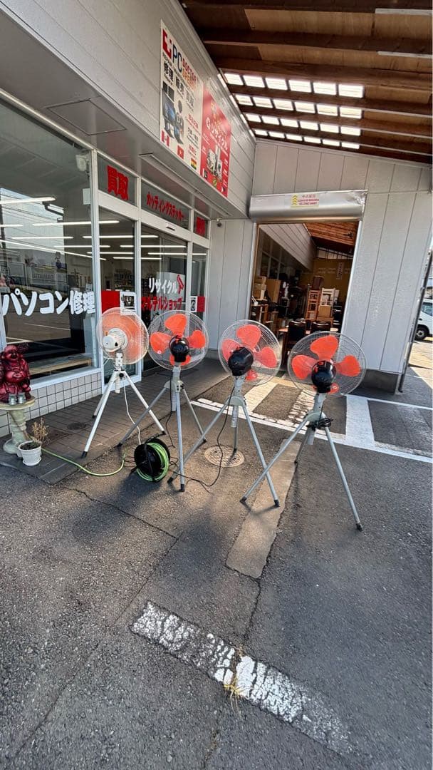 TRUSCO2台 SUIDEN1台 業務用扇風機まとめ