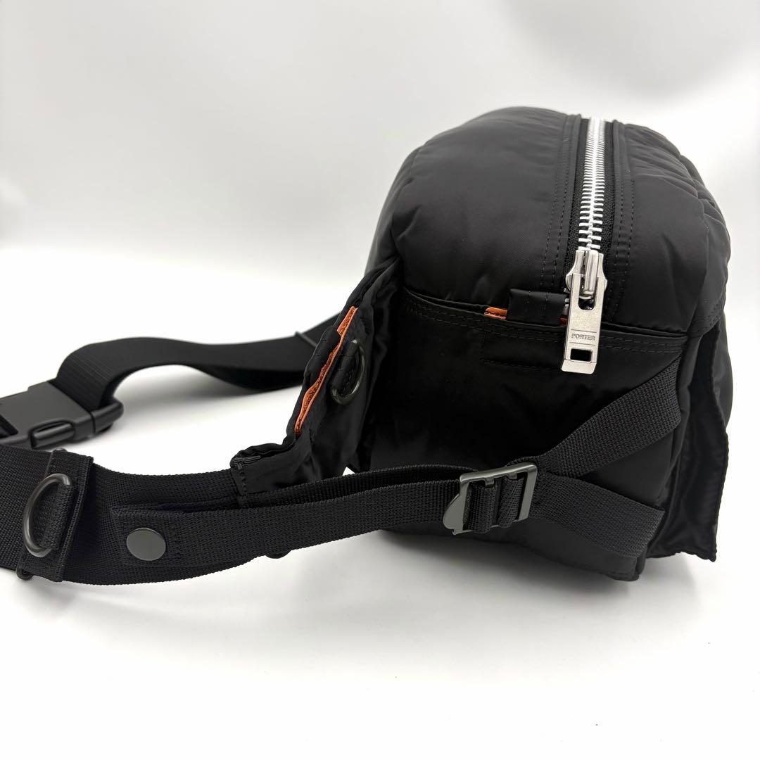 新素材 ポーター タンカー ヒップバッグ ボディバッグ 黒 ナイロン 男女兼用