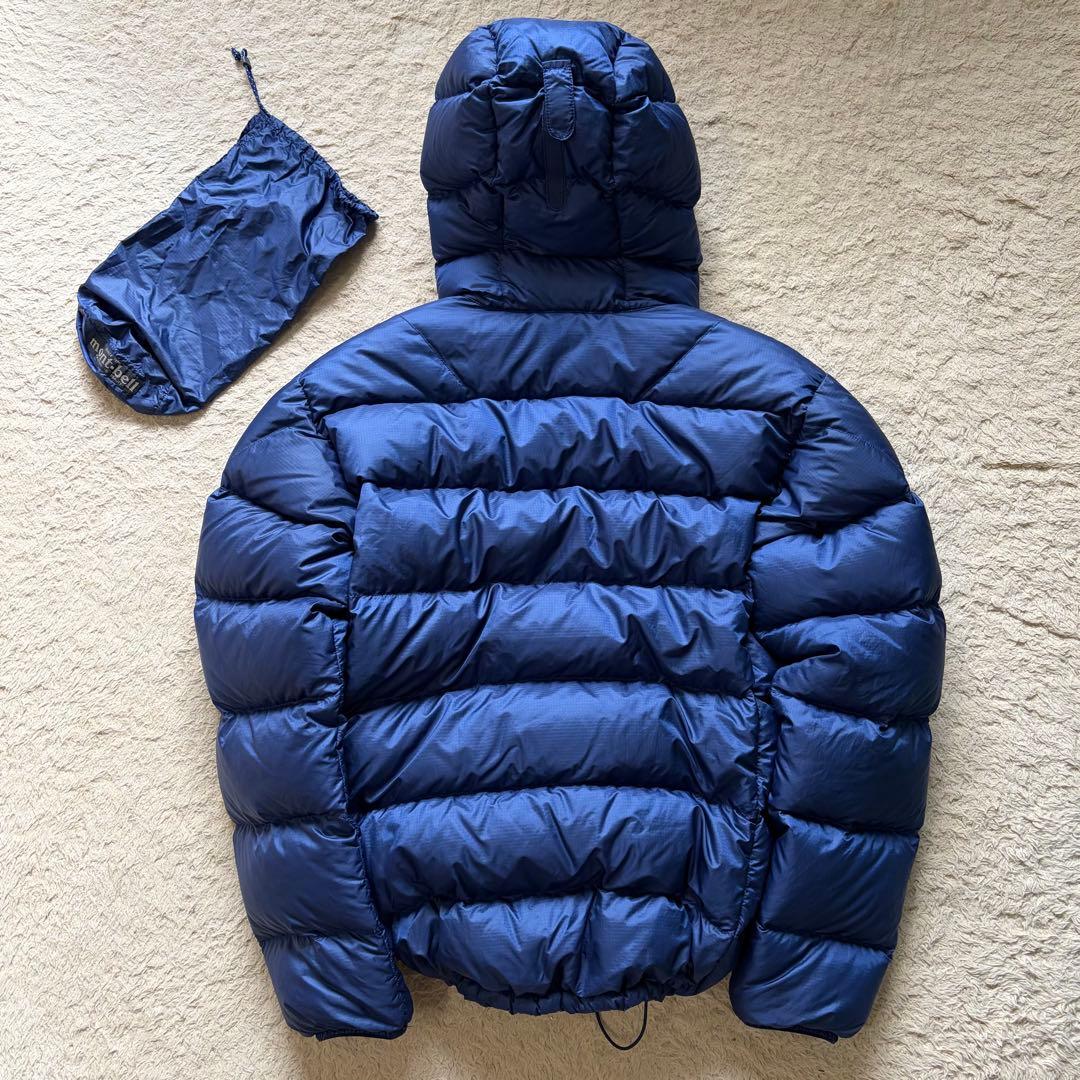 mont-bell ライトアルパインダウン パーカ 00s 90s M 紺 短丈
