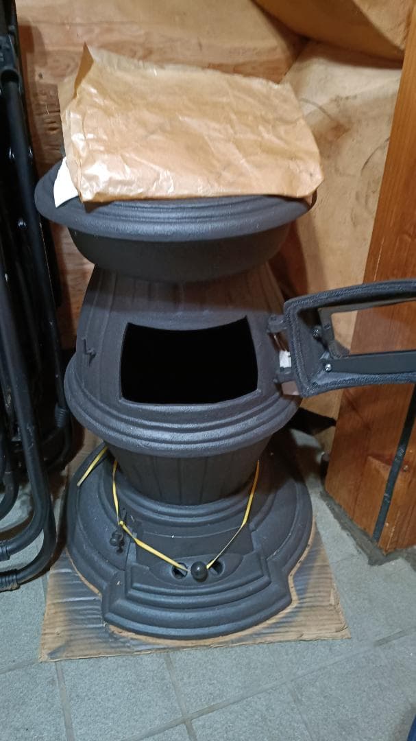 【新品未使用品】ホンマ製作所の鋳物ダルマ型薪ストーブ「DM-700TX」