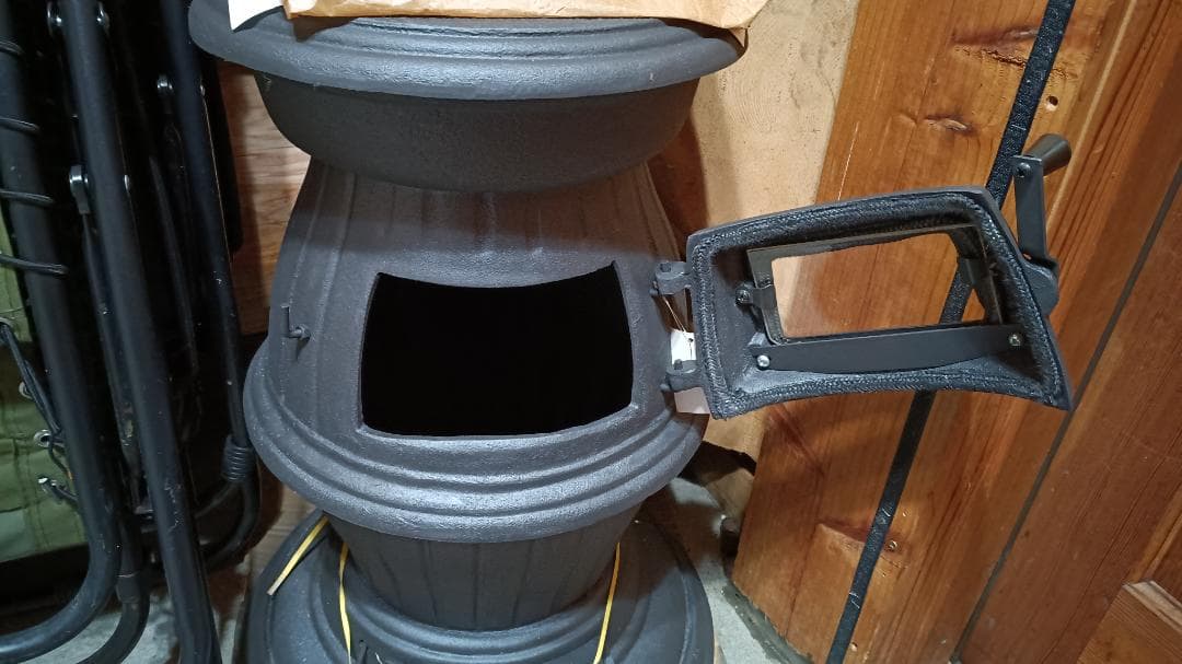 【新品未使用品】ホンマ製作所の鋳物ダルマ型薪ストーブ「DM-700TX」