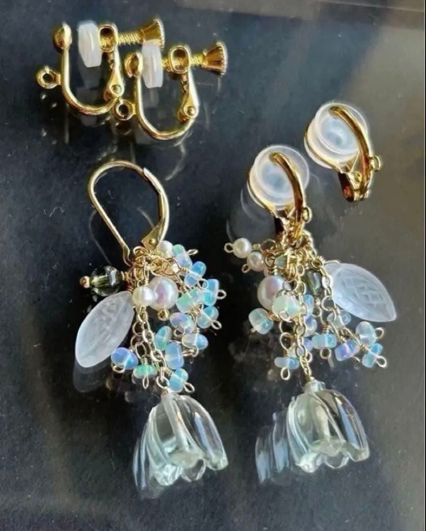 ぷしゅ❇️❣️ グリーンアメジストすずらん＆コーネルピン他