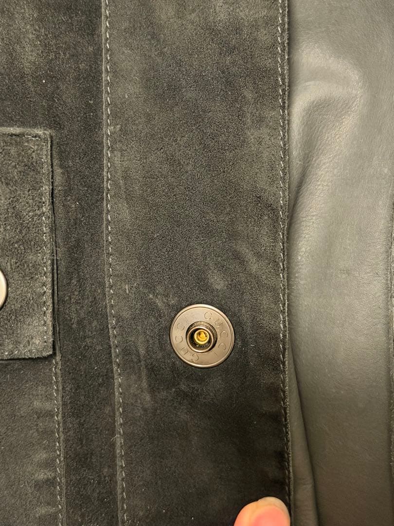 GUCCI 2001aw トムフォード期スエードレザー ジャケット 44