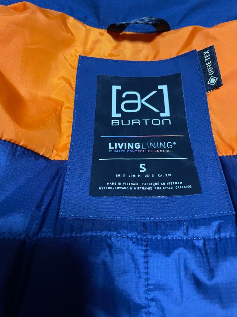 Burton [ak] GORE-TEX スノーボードジャケットS 美品