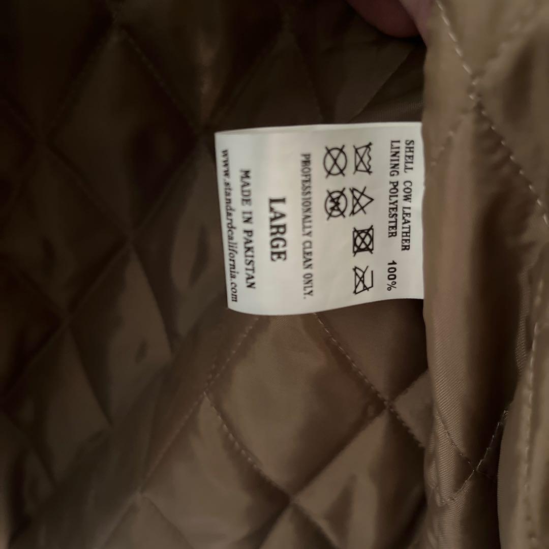 スタンダードカリフォルニア　ライダースジャケット