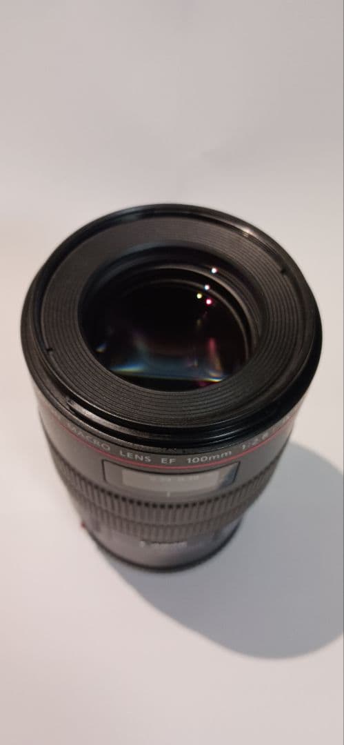 【美品】キヤノン　EF100mm F2.8L マクロ IS USM