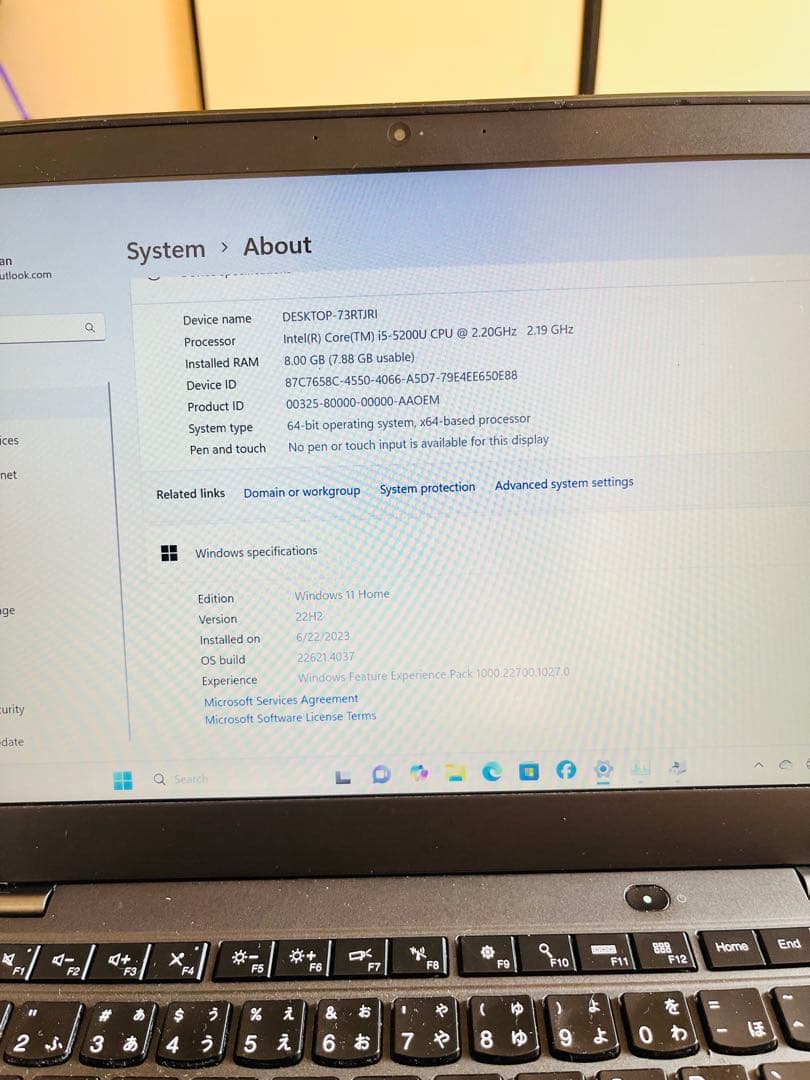 レノボ thinkpad X1 carbon